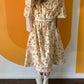 BROWN FLORAL HOUSEDRESS (L/XL)
