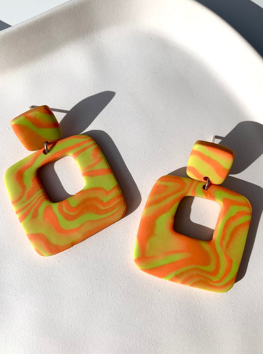 JIMI in orange & lime