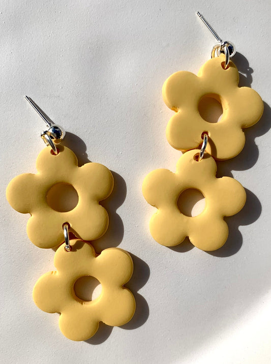 DOUBLE BLOOMS in soft yellow